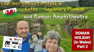 305 Caerleon Castle Roman Fortress and Baths Legionary Museum and Roman Amphitheatre Wales [upl. by Erund]