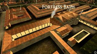 Animation of ancient Roman Fort in Caerleon Wales [upl. by Ayatnohs11]