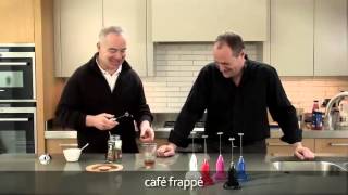 How to make a frappé coffee using an aerolatte milk frother [upl. by Halvaard]