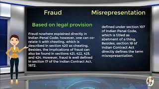 What is Difference Between Fraud amp Misrepresentation [upl. by Roberta]