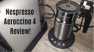 Nespresso Aeroccino 4 Milk Frother Review  Worth upgrading from the Aeroccino 3 [upl. by Aliehs]