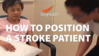 How To Position A Stroke Patient [upl. by Agnizn449]