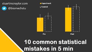 Ten Statistical Mistakes in 5 Min [upl. by Min]