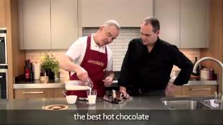 How to make a hot chocolate using an aerolatte milk frother [upl. by Reinold940]