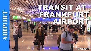 TRANSIT WALK AT FRANKFURT Airport FRA Terminal 1  Connection Flight Transfer Arriving amp Departing [upl. by Henrie301]