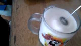 Aerolatte Review Frothing Cold Milk In Under 1 Minute [upl. by Alanson]