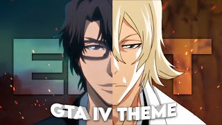 Aizen x Urahara  GTA IV Theme Edit [upl. by Ydnerb390]